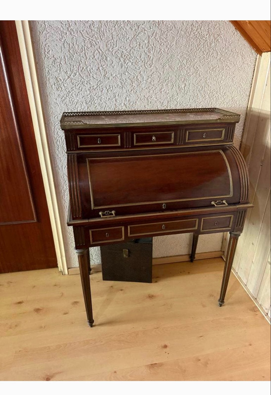 Prachtig Antiek Cilinderbureau - ca. 1900, Ophalen