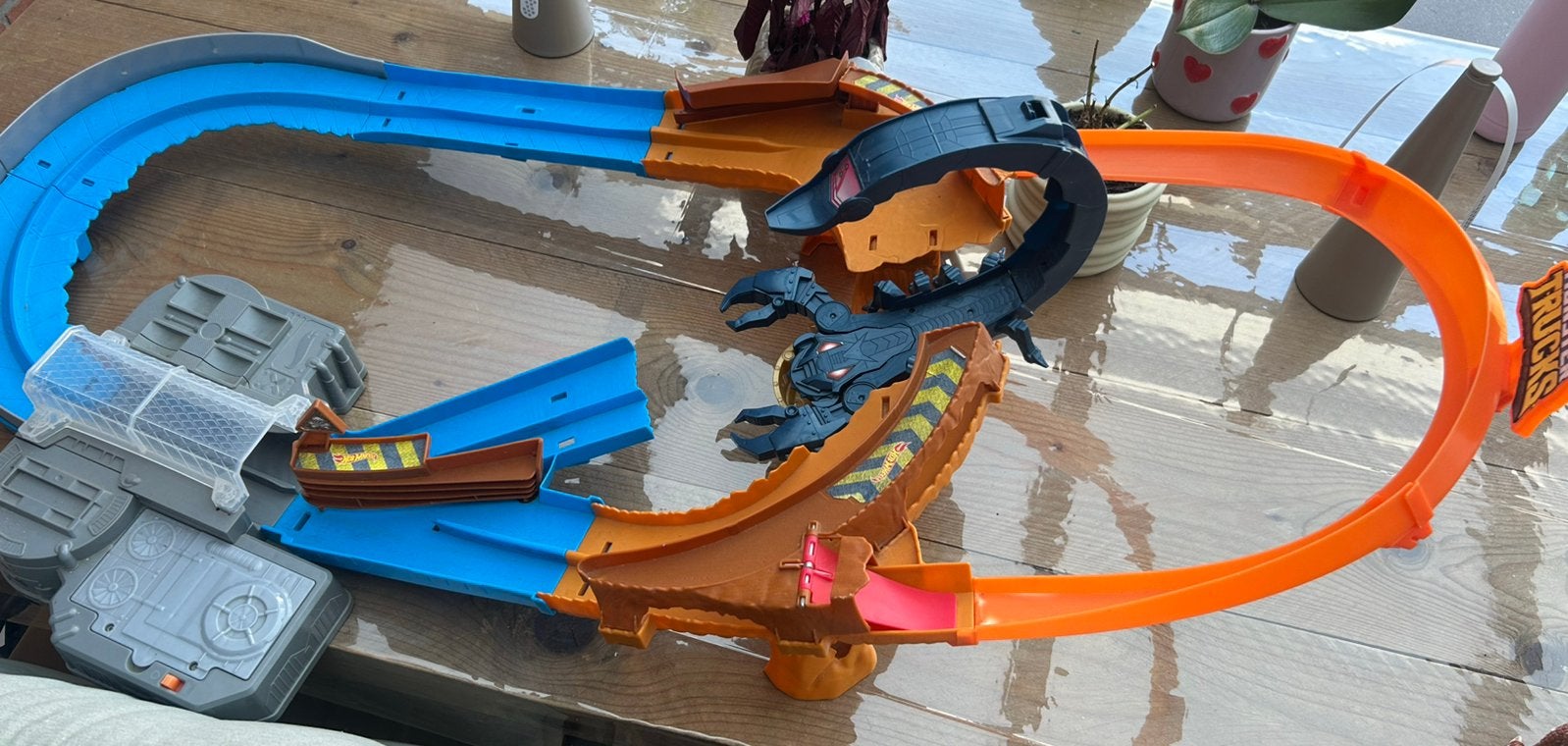 Hot Wheels Monstertruck Schorpioensteek Racebaan, Ophalen, Zo goed als nieuw, Jongen of Meisje