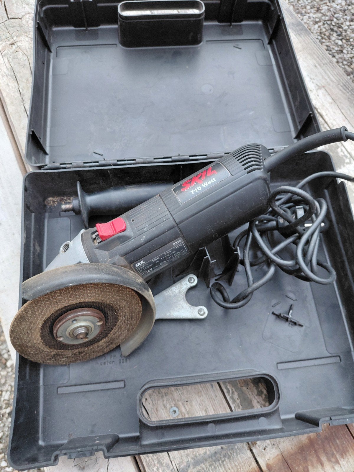 Slijptol op stroom, Ophalen of Verzenden, Zo goed als nieuw, 1000 watt of meer, Haakse handslijpmachine