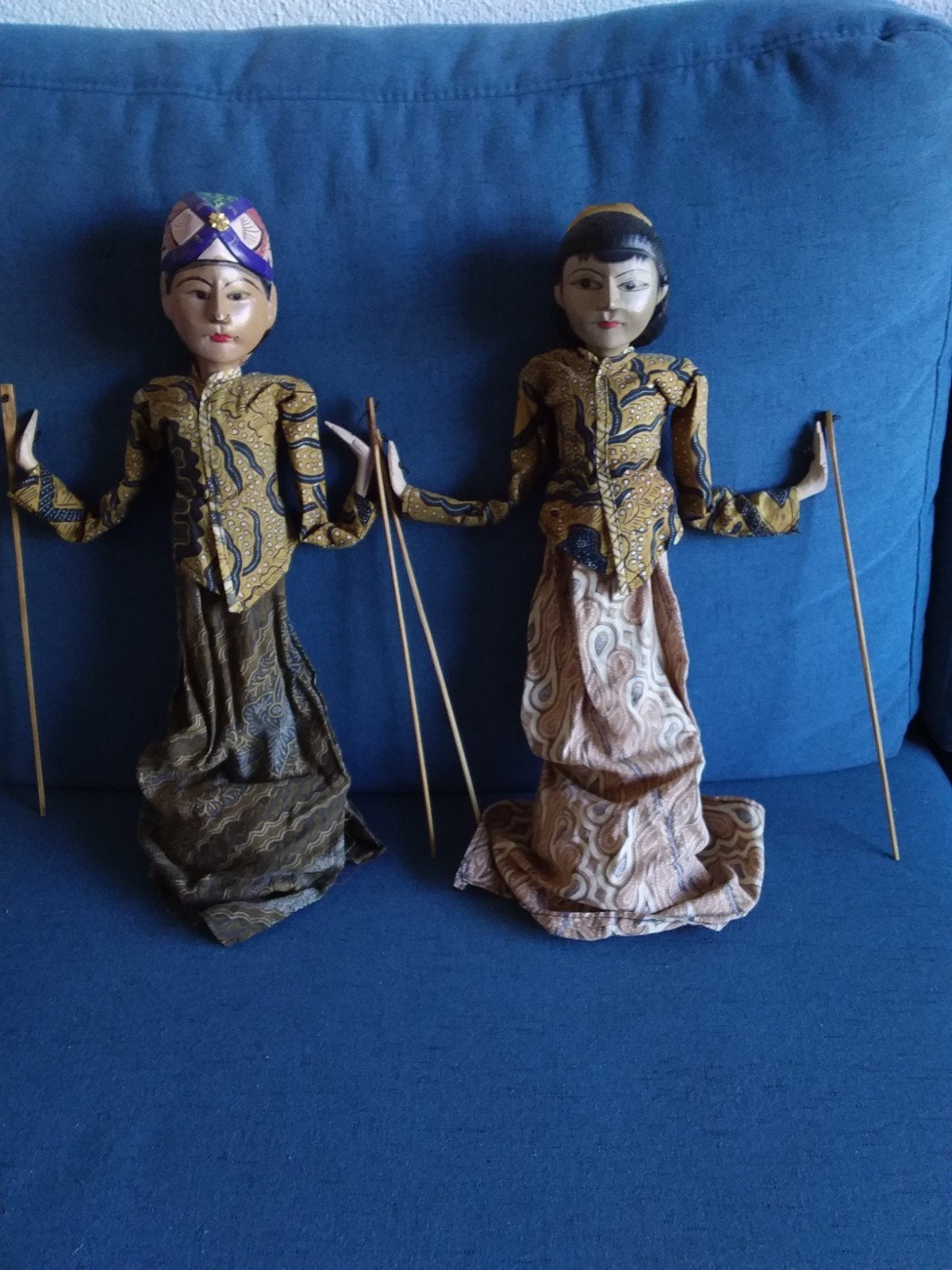 Wajang golek poppen. Vintage, Ophalen of Verzenden
