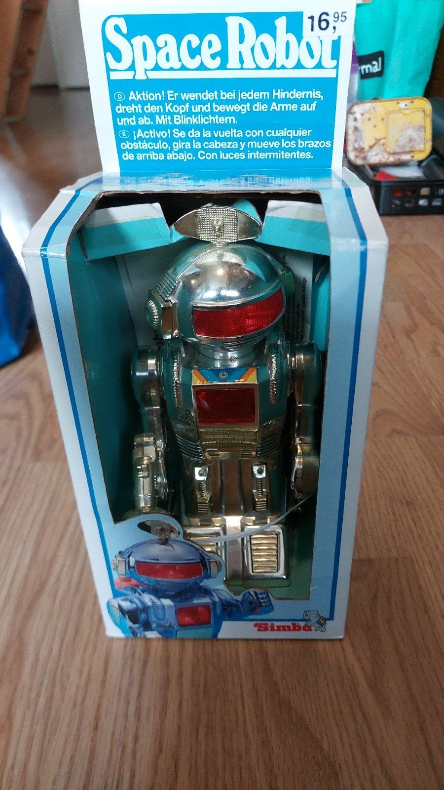 plastic robot zilver kleurig, Ophalen of Verzenden