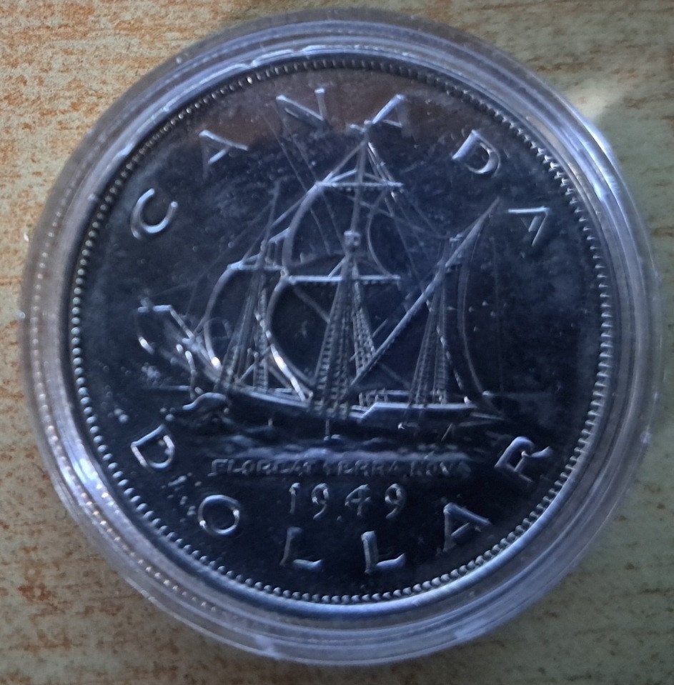 Canada, 1 Dollar 1949 - zilver, Ophalen of Verzenden, Noord-Amerika, Losse munt, Zilver