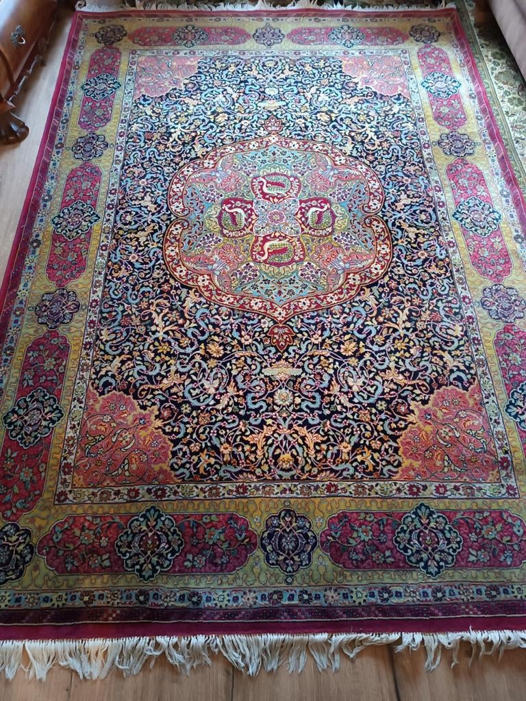 Tabriz Persian Tapijt Vloerkleed wol handgeknoopt 200x285, Ophalen