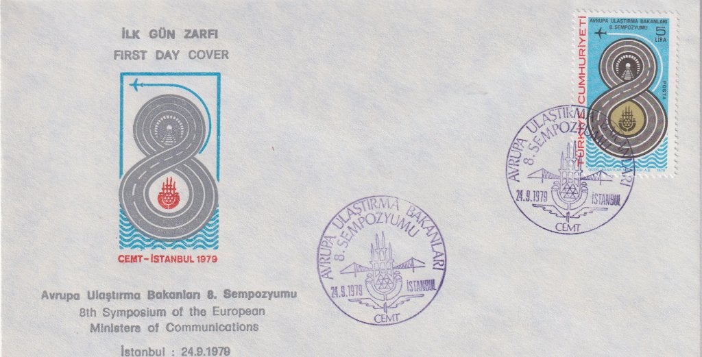 Turkije.1979 EUROPA Symposium Ministers Communicatie S160, Postzegels en Munten, Verzenden, Onbeschreven, Europa