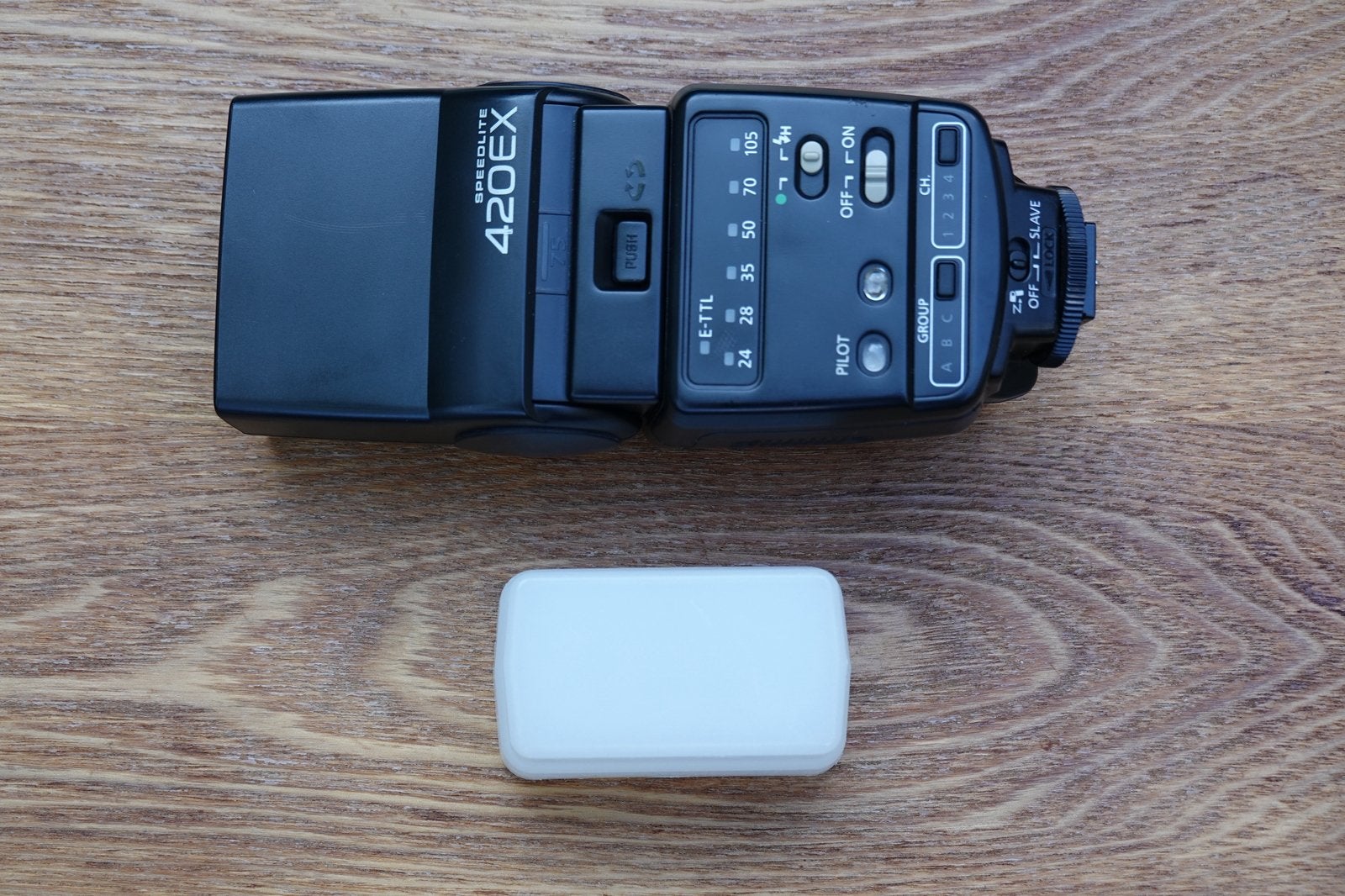 Canon 420 EX Speedlite flitser voor Eos, Canon, Externe flitser, Kantelbaar, Ophalen of Verzenden