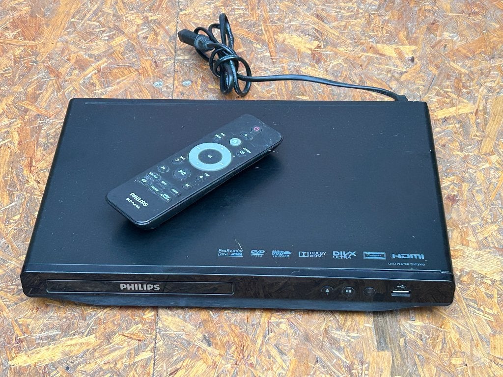 Philips DVP3990/12 DVD-speler met afstandsbediening, Audio, Tv en Foto, Dvd-spelers, Ophalen of Verzenden, Gebruikt, Dvd-speler