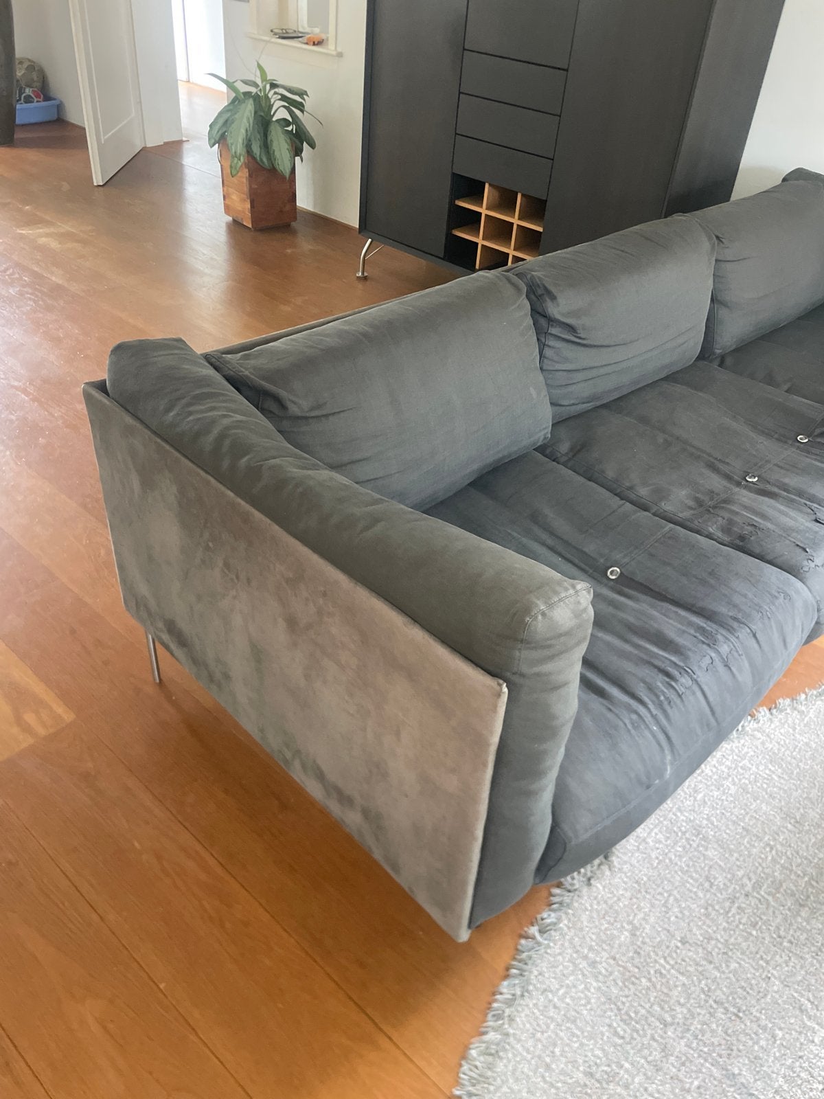 living divani rod xl. Nieuwwaarde €8500, Ophalen, Gebruikt, Driepersoons, 75 tot 100 cm
