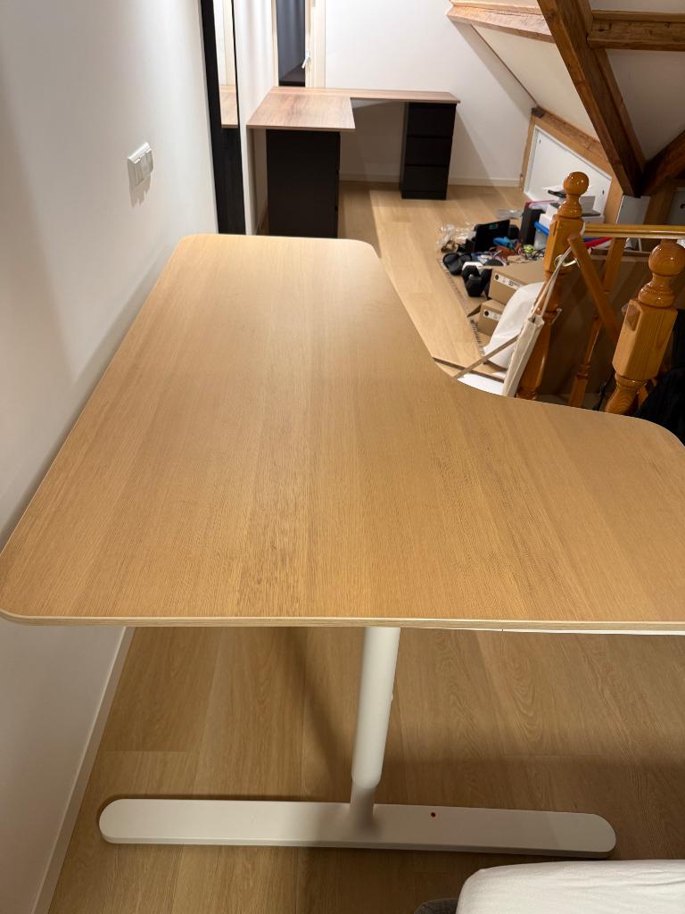 Bureau, 160 cm, Hoekbureau, Ophalen of Verzenden, Zo goed als nieuw