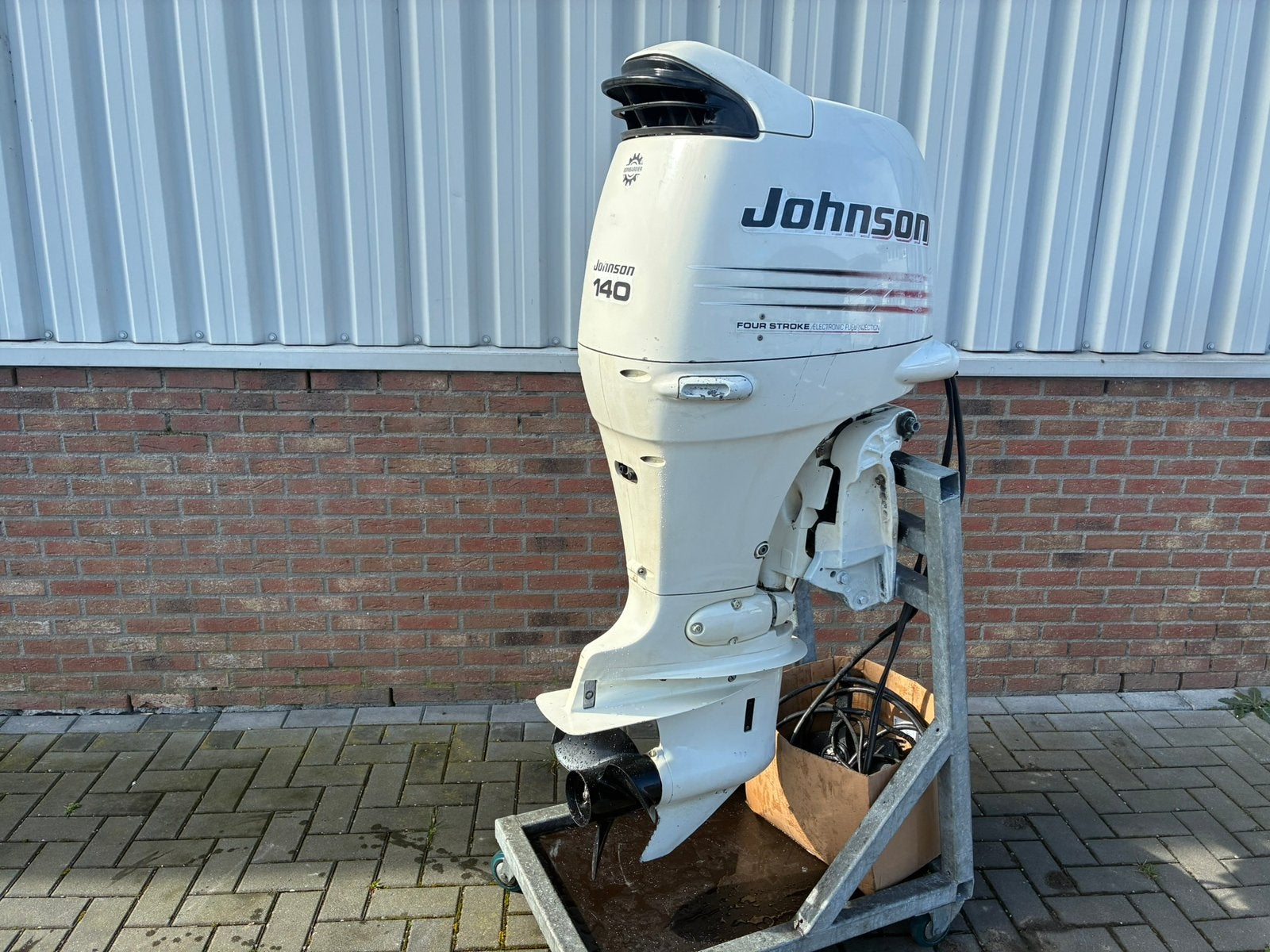 Johnson / Suzuki 140 pk takt EFI,, Powertrim, vaarklaar !, Watersport en Boten, Honda, Viertaktmotor, Ophalen of Verzenden, Info@acwatersport.nl