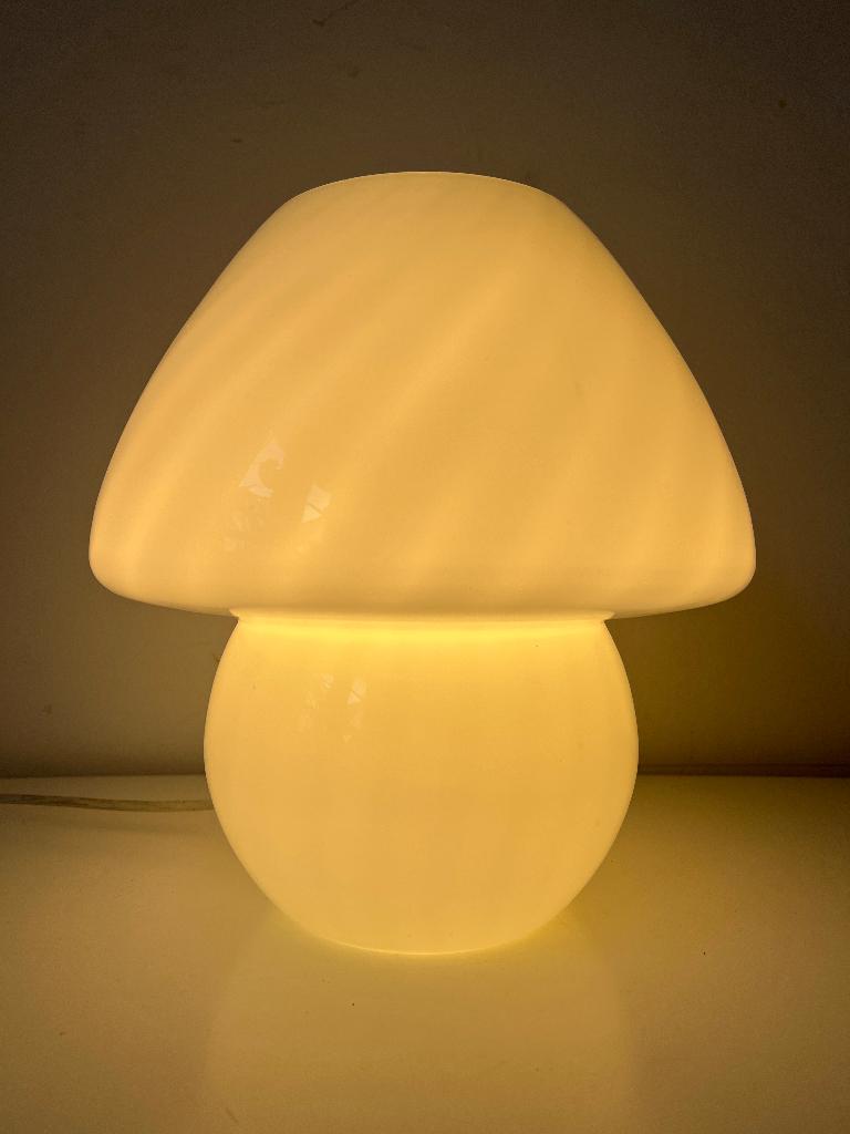 1960s-1970s Tafellamp Space Age Murano Mushroom W.S.B., Huis en Inrichting, Space Age, Ophalen of Verzenden, Minder dan 50 cm