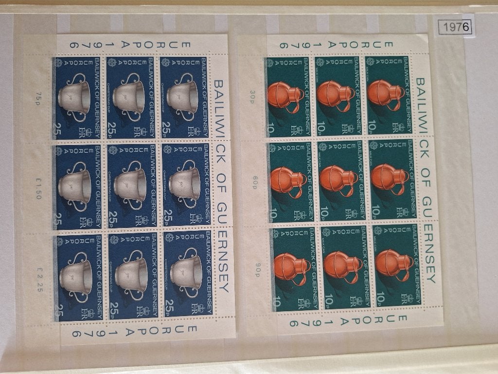 Guernsey Europa vellen, Ophalen of Verzenden, Postfris