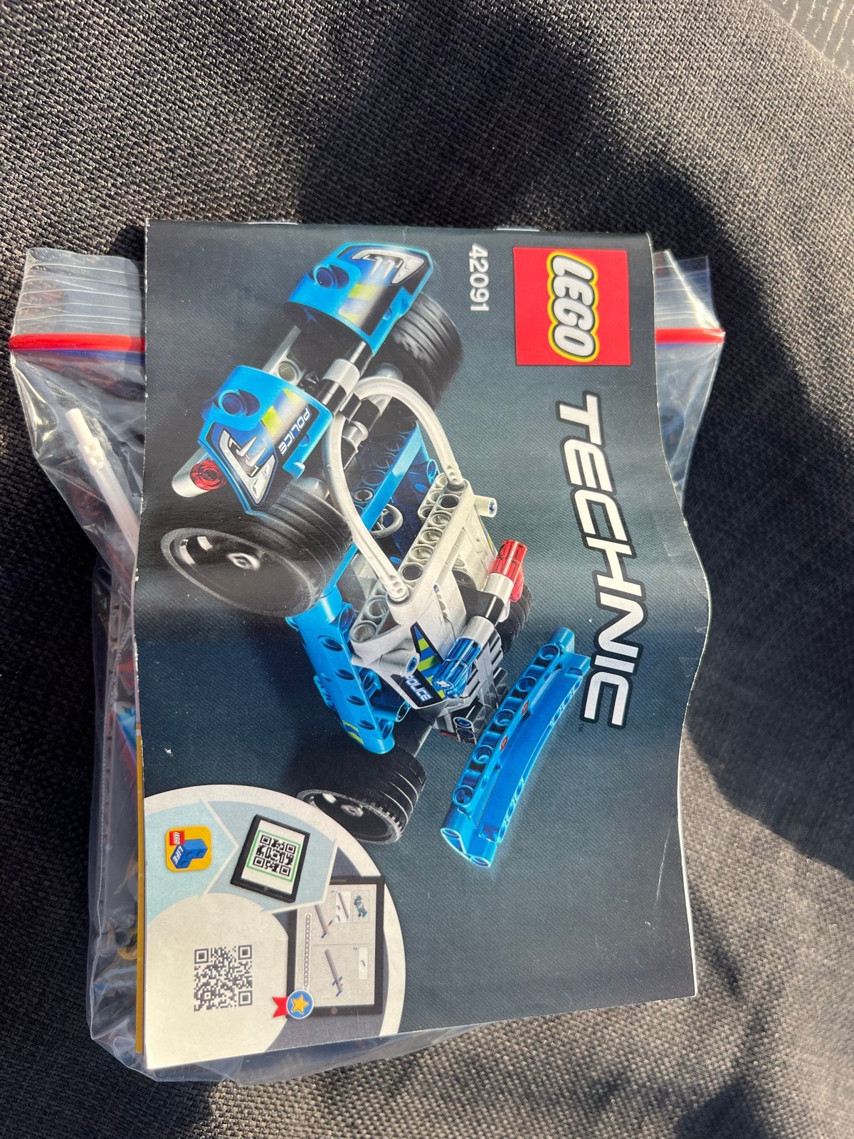Lego Technic Politie Achtervolgingsauto 42091 zonder doos, Lego, Nieuw, Ophalen of Verzenden, Complete set