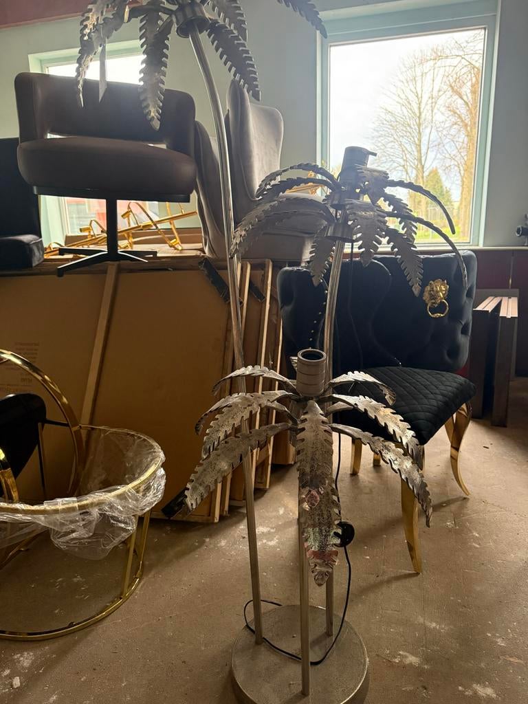 Unieke Palmboom Lamp - Sfeervolle Verlichting, Ophalen, Nieuw, Metaal, 100 tot 150 cm