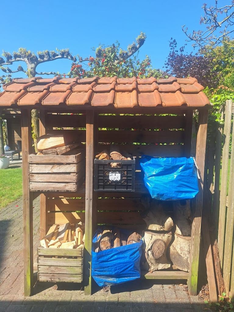 Houtopslag rek, Tuin en Terras, Haardhout, Minder dan 3 m³, Ophalen