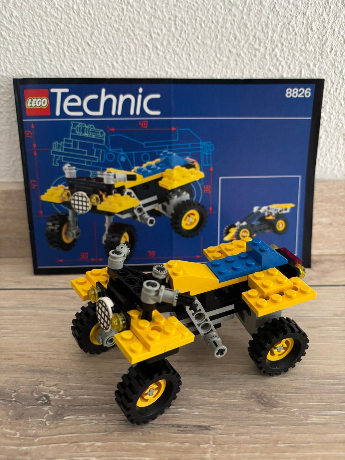 Lego 8826 ATX Sport Cycle Technisch (2 stuks beschikbaar), Gebruikt, Lego, Compleet, Ophalen of Verzenden