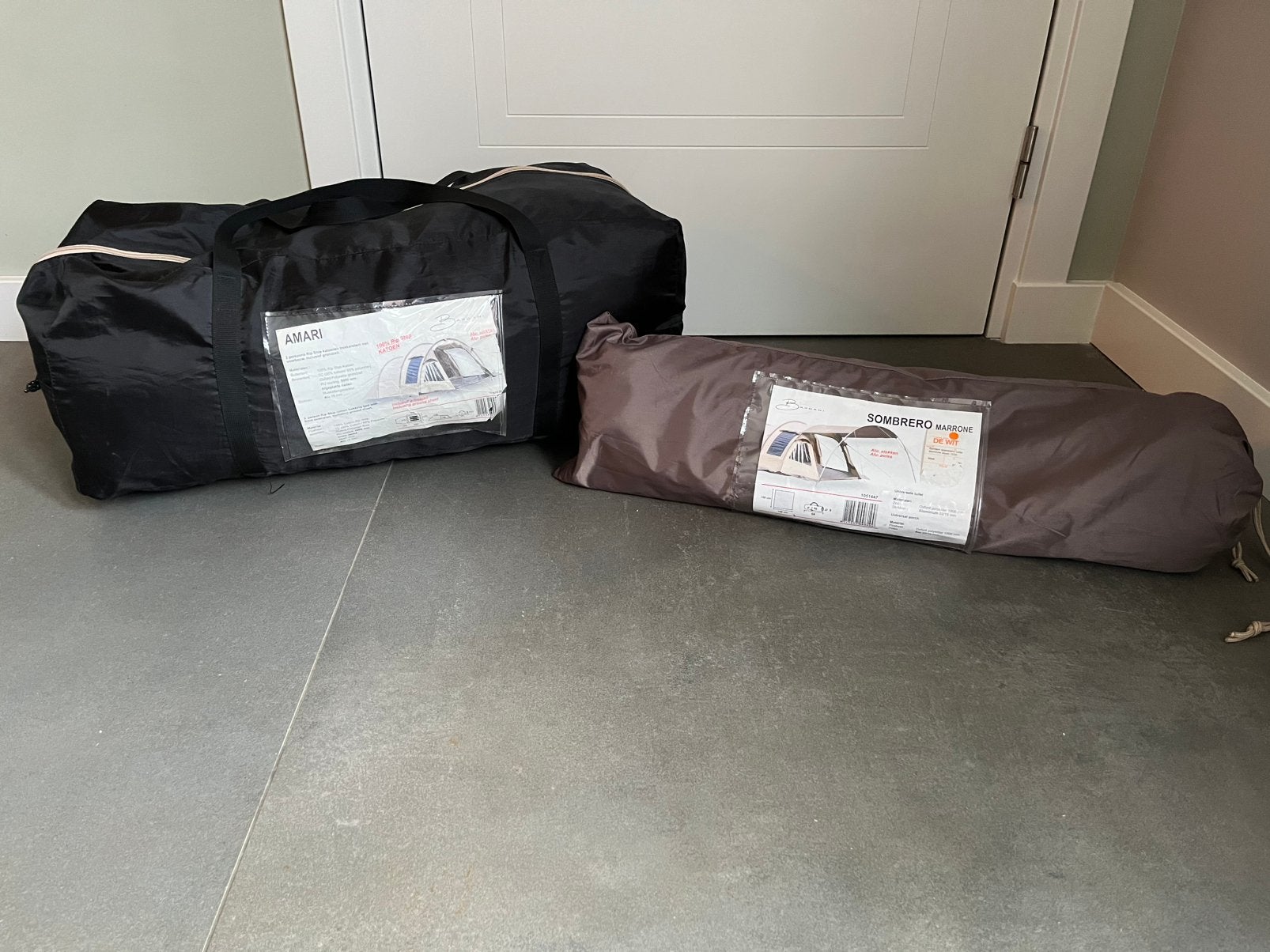 Te koop:bardani amari 3 persoons tent incl luifel, Ophalen of Verzenden, Gebruikt, Tot en met 3