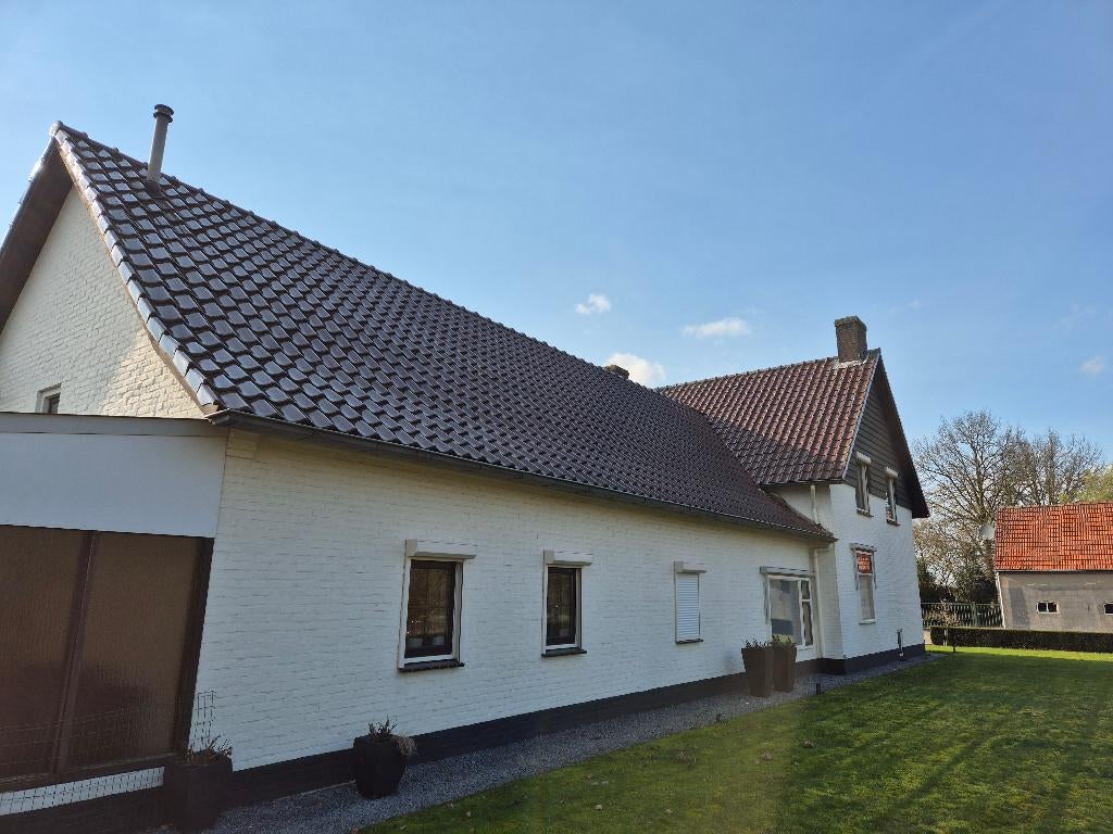 Laumans geglazuurde bruine dakpannen, Ophalen, Gebruikt, Steen of Klei, 15 m² of meer