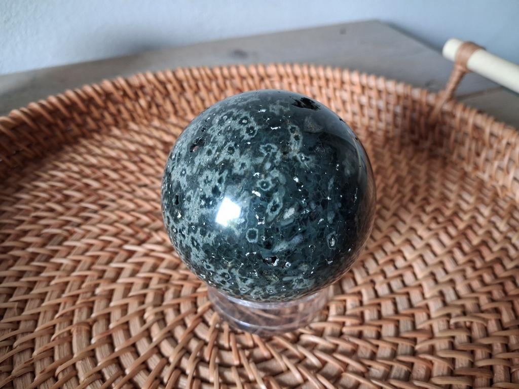 Kambaba Jaspis Bol - Rond 6 cm, Ophalen of Verzenden, Mineraal