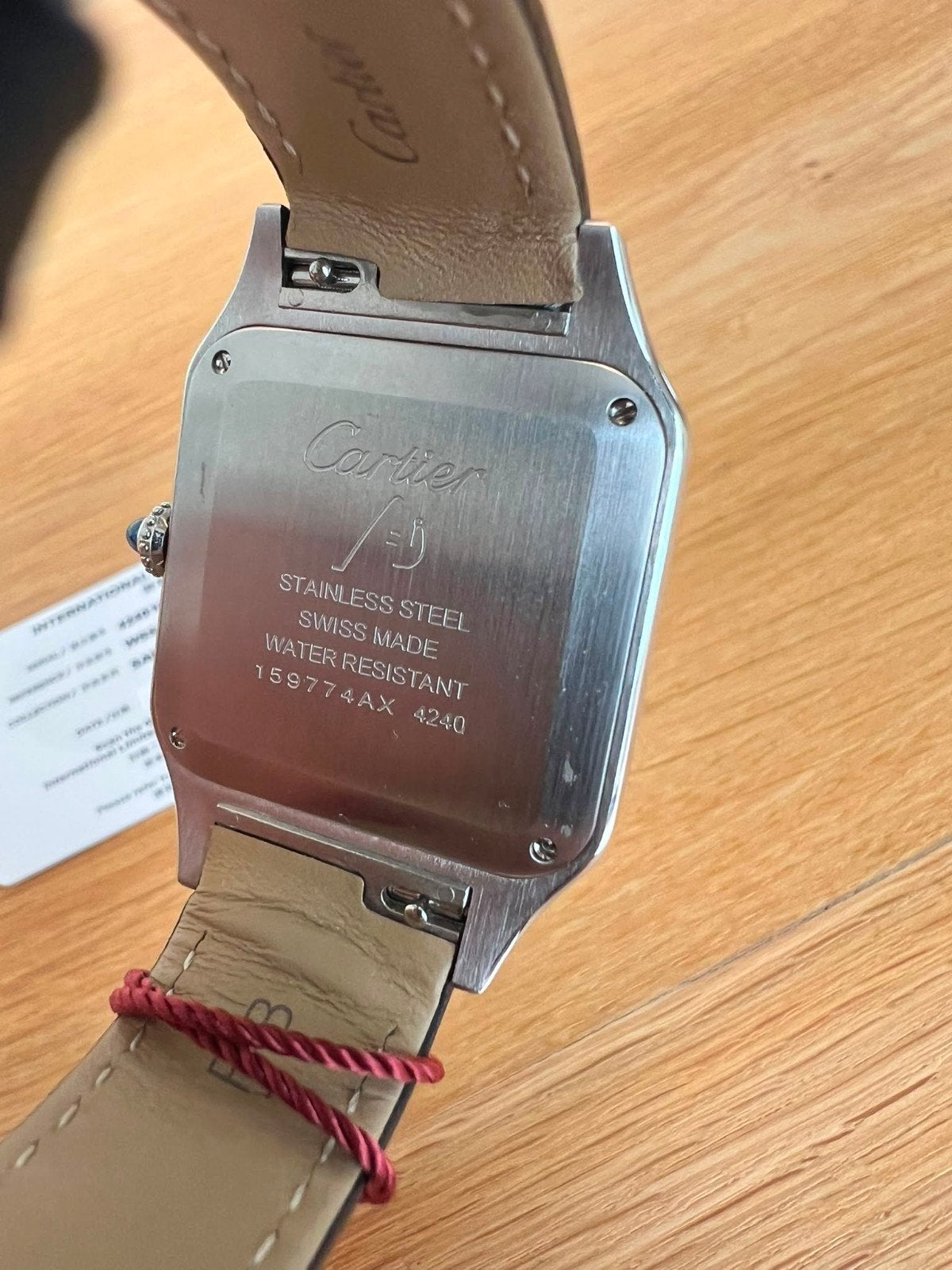 Cartier Santos de Cartier WSSA0022 - Zo goed als nieuw, Sieraden, Tassen en Uiterlijk, Horloges | Heren, Ophalen of Verzenden