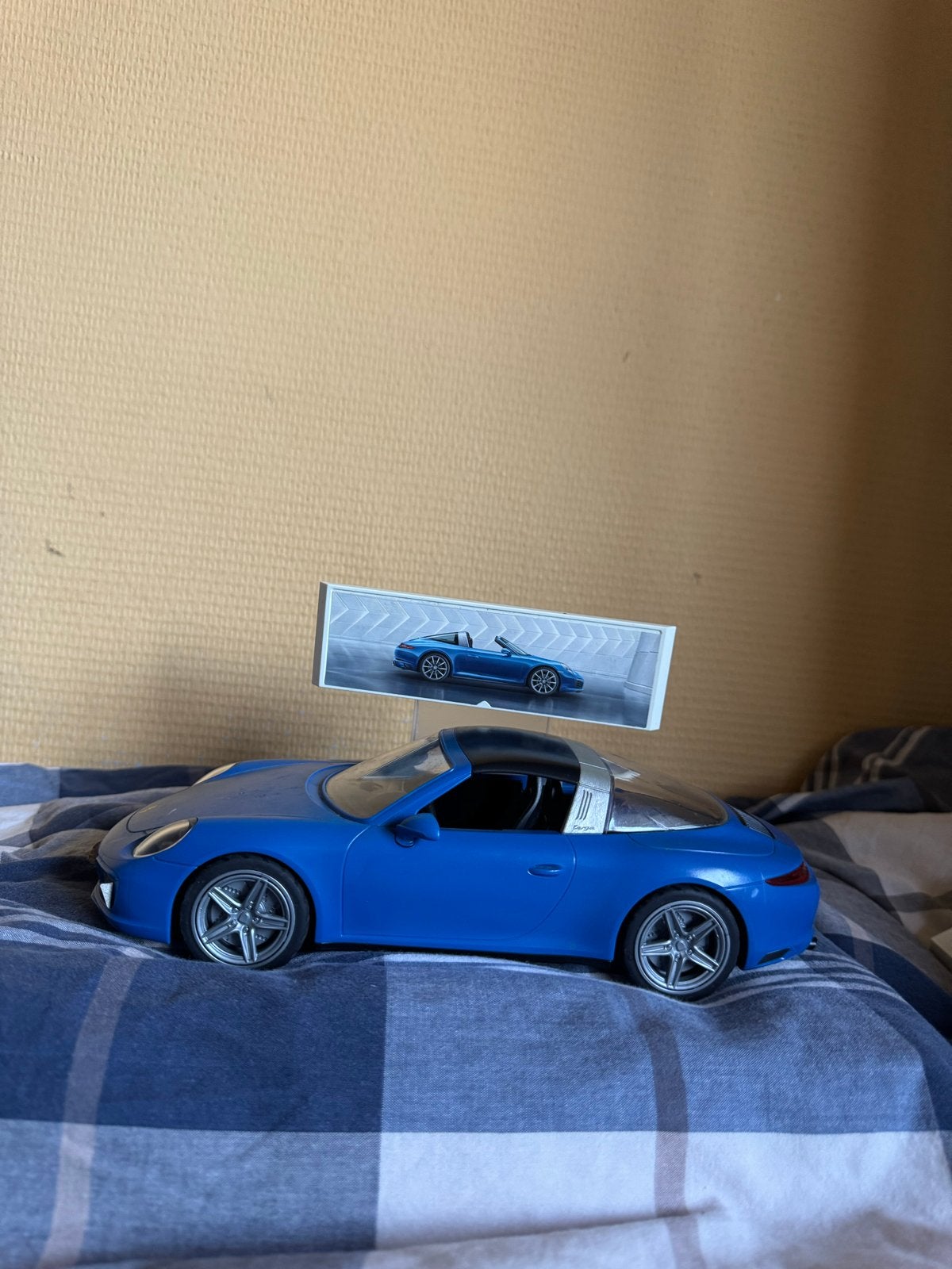 Playmobil Porsche 911 Targa 4S met figuur en accessoires, Ophalen of Verzenden, Gebruikt, Complete set, Voertuig