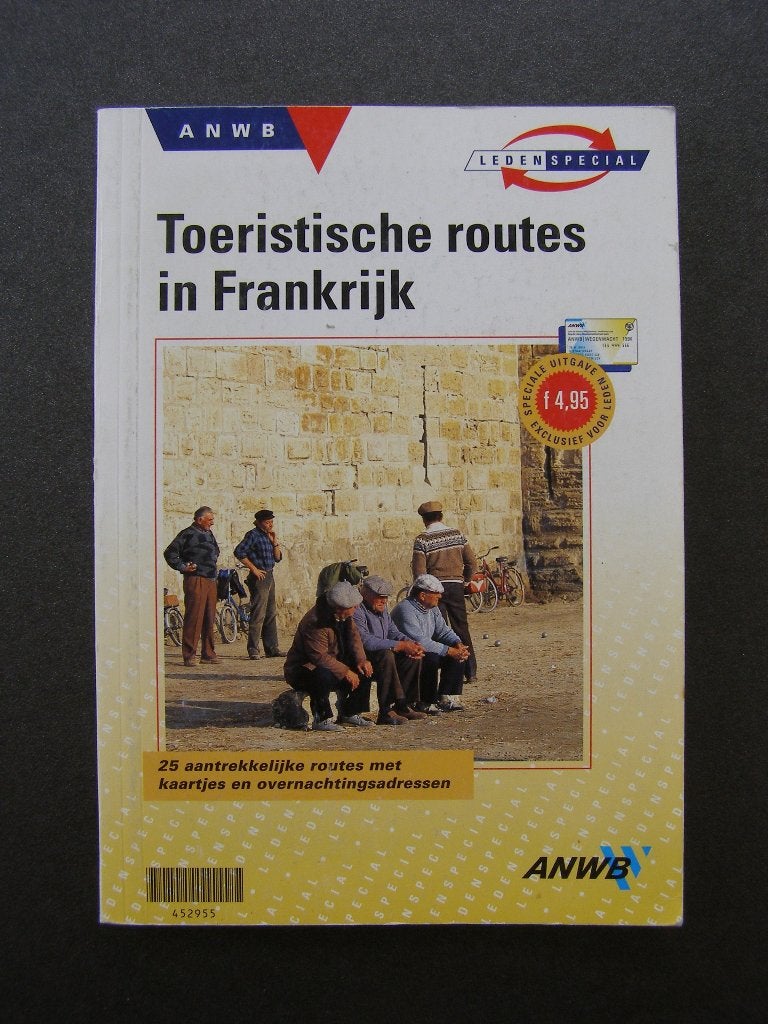 ANWB Toeristische routes in Frankrijk, 1995, Gelezen, ANWB, Europa, Ophalen of Verzenden