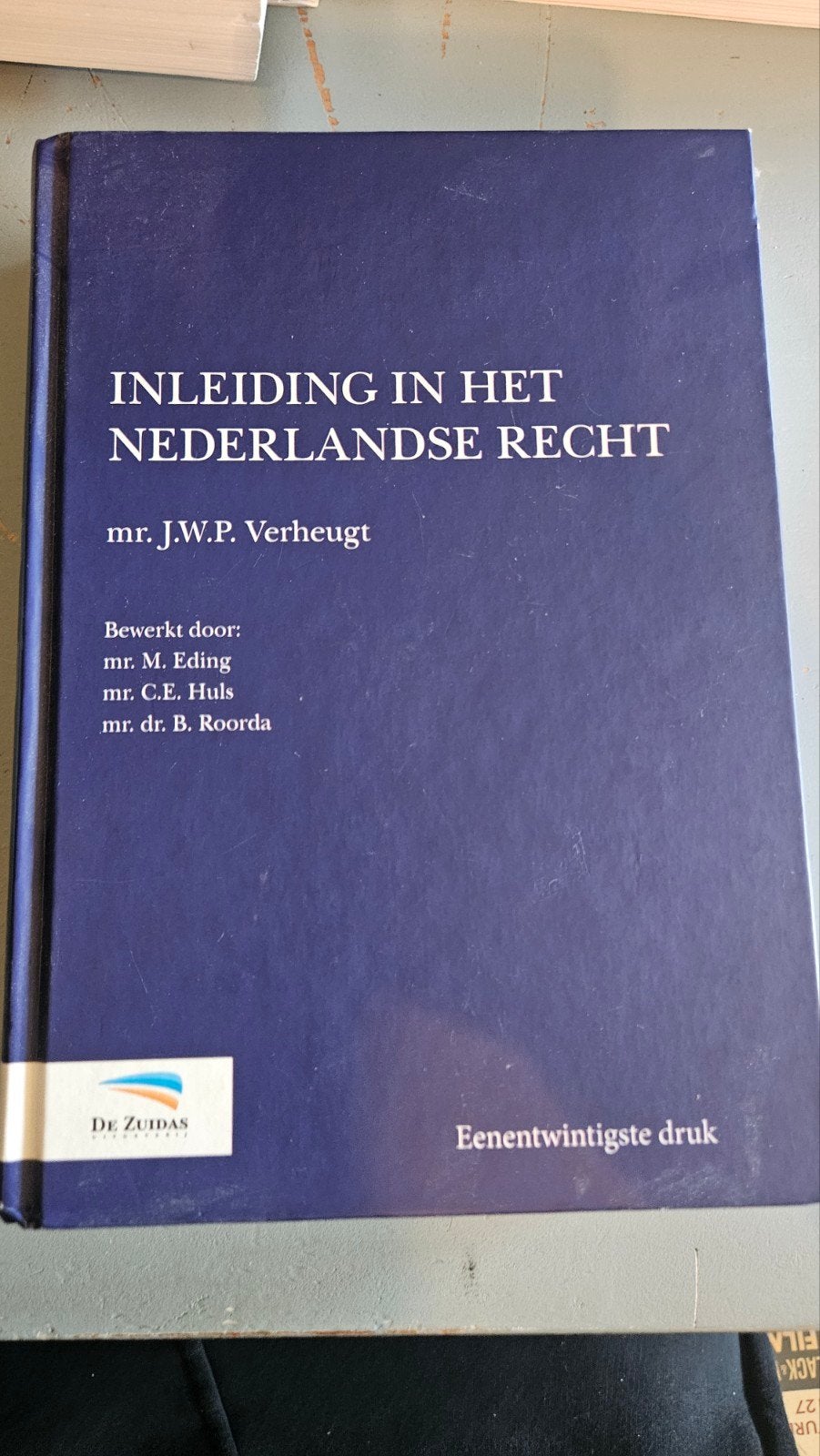 Inleiding in het Nederlandse recht, Boeken, Ophalen of Verzenden, Zo goed als nieuw, WO