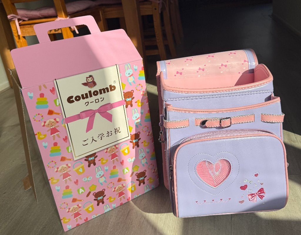 Japanse Coulomb randoseru schooltas – zo goed als nieuw, Ophalen of Verzenden, Zo goed als nieuw, Roze, Coulomb
