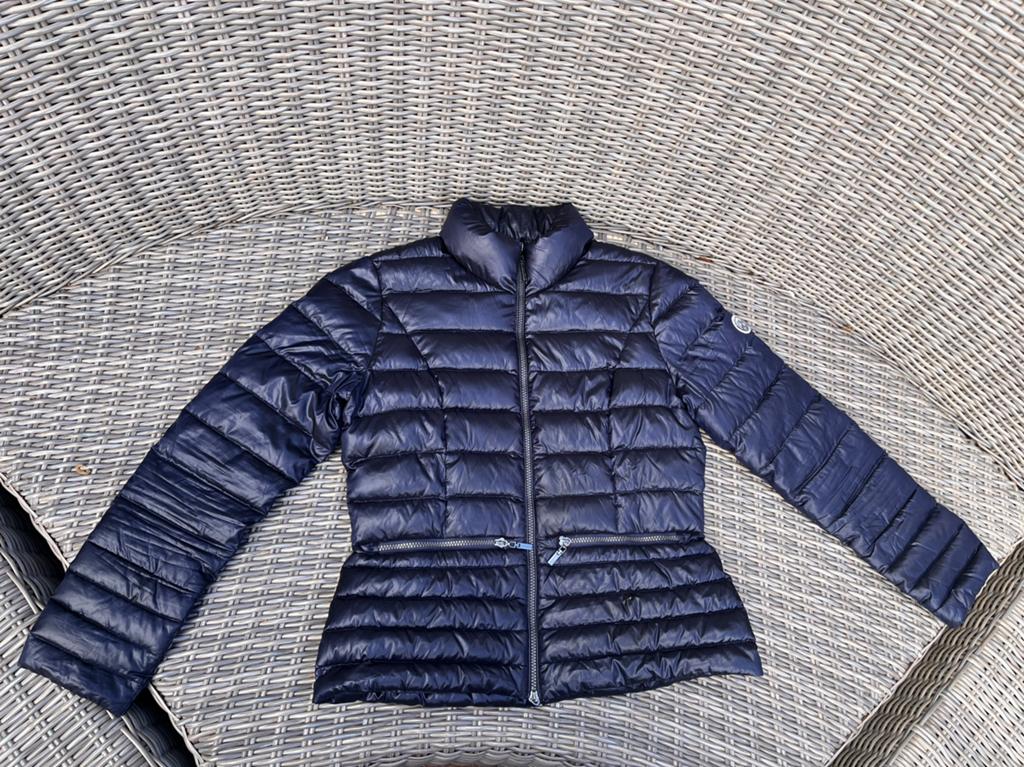 Zomerjas donkerblauw maat 40 Beaumont zakken rits gewatteerd, Ophalen of Verzenden, Gedragen, Maat 38/40 (M), Blauw