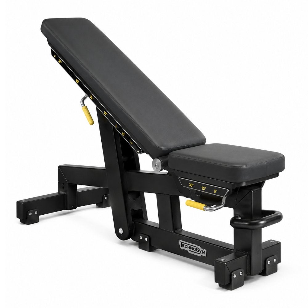 Technogym - Pure Strength - Adjustable Bench, Ophalen of Verzenden, Zo goed als nieuw, Benen, Fitnessbank