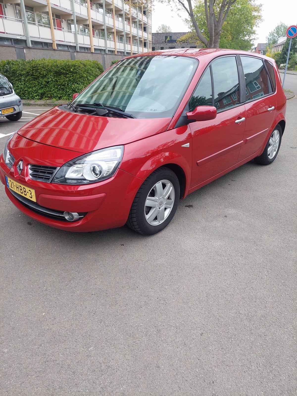 Renault Scénic 2.0 16V 99KW 2008 Rood, 1998 cc, 4 cilinders, Origineel Nederlands, Particulier