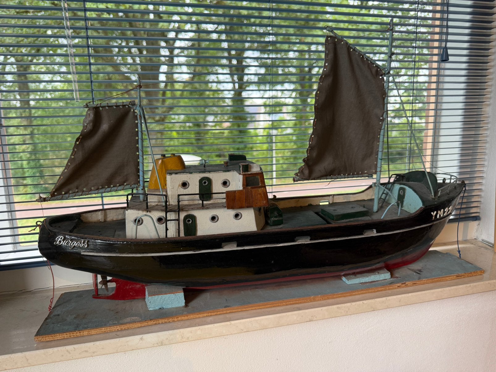 Modelbouw schepen boten, mooie details inclusief motor etc, Ophalen of Verzenden, Zo goed als nieuw