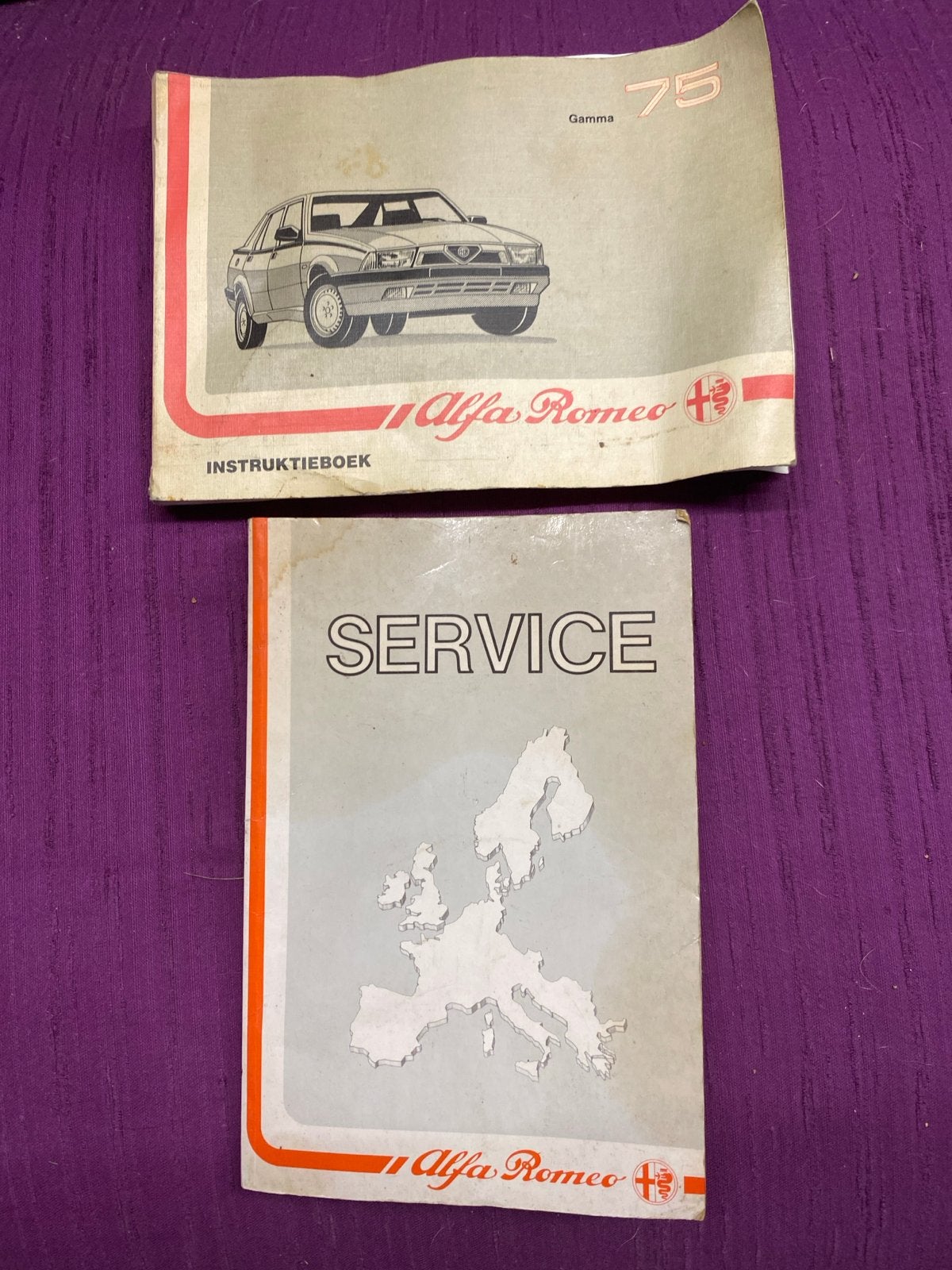 Alfa Romeo 75 Instructieboek & Serviceboek, Ophalen of Verzenden