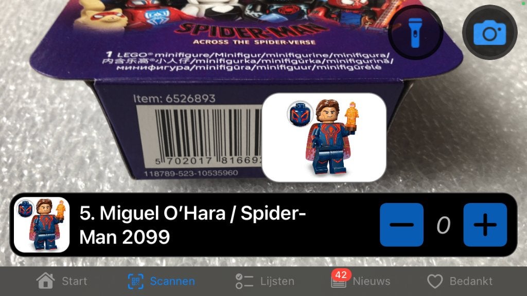 LEGO® Minifiguren 71050 - Miguel O'Hara / Spider-Man 2099, Verzenden, Lego, Nieuw, Minifiguren serie