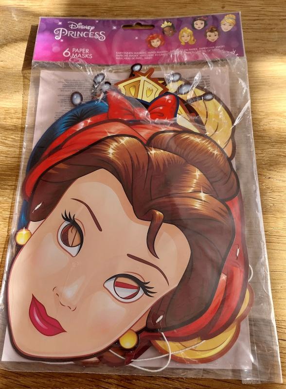 Disney Feest uitdeel Frozen Belleblaas Masker Armband Fidget, Ophalen of Verzenden, Nieuw