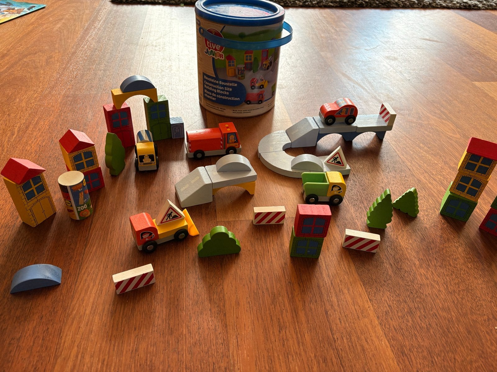 Playtive Junior Houten Bouwblokken Set, Ophalen, Gebruikt, Overige merken