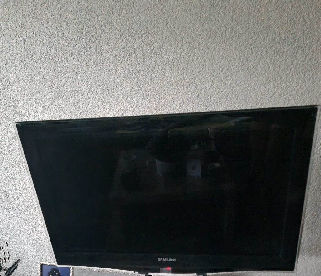 Samsung 32 inch Full HD TV inclusief TV poten, Ophalen, 50 Hz, 80 tot 100 cm, Samsung