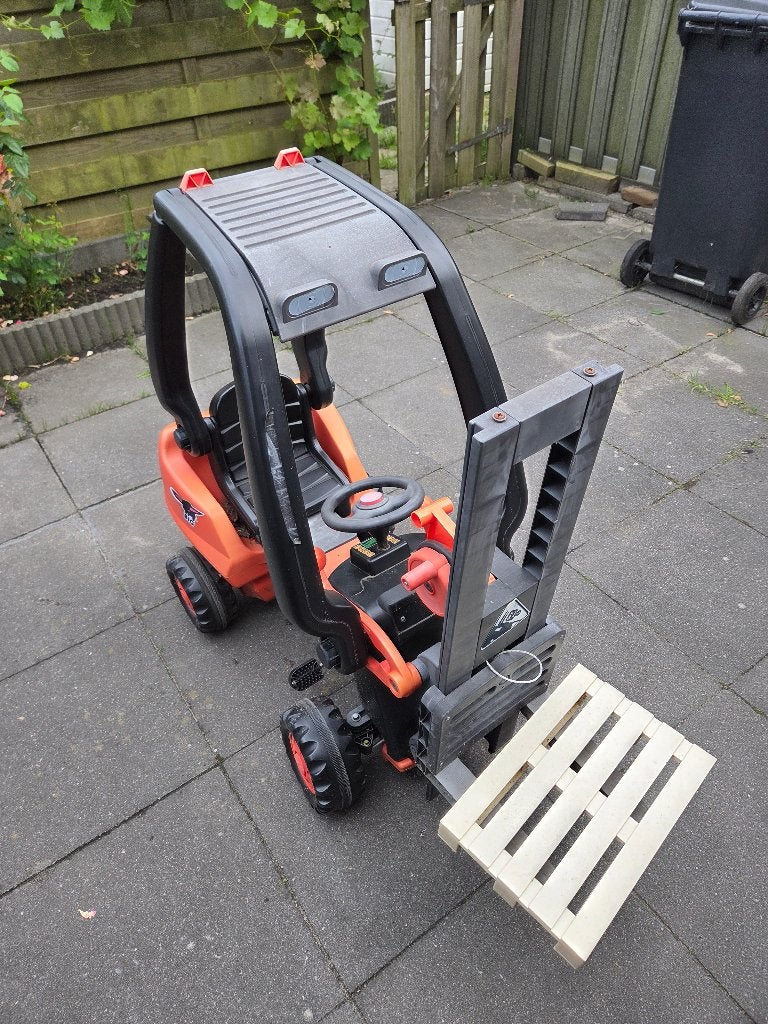 Speelgoed heftruck, Ophalen, Gebruikt