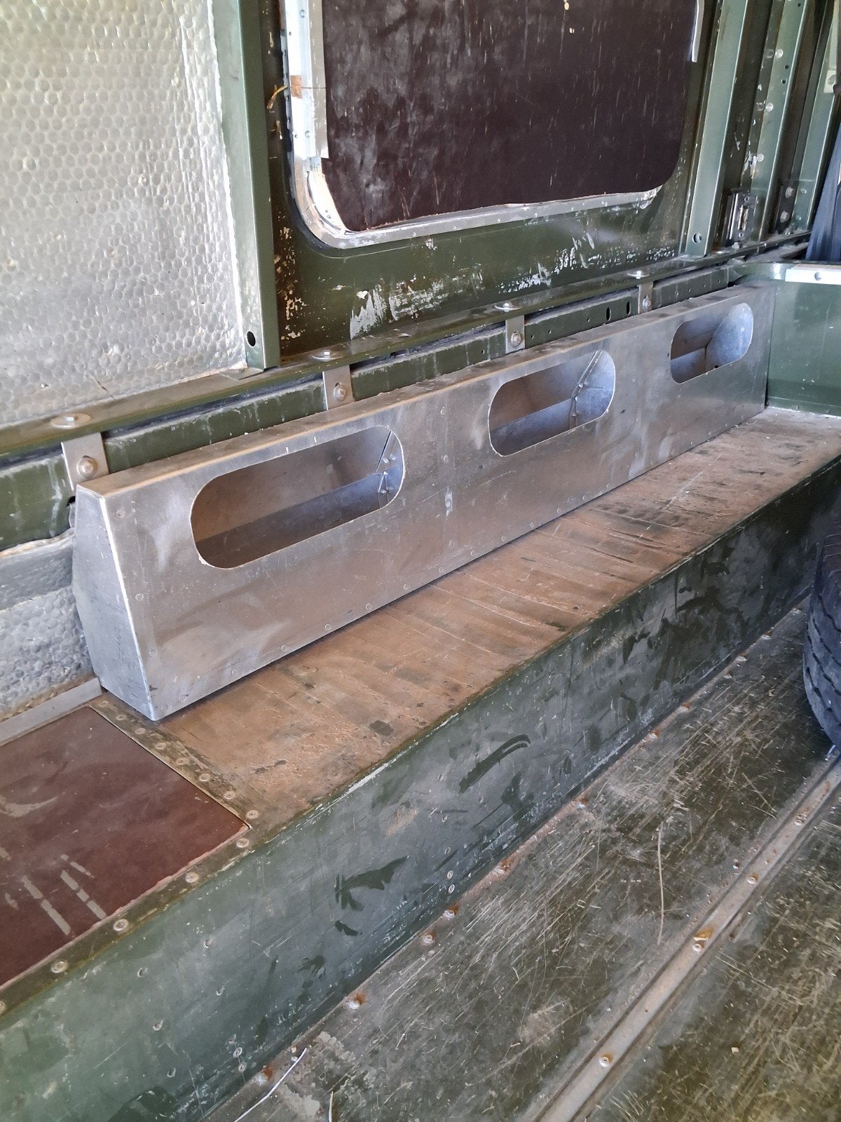 Bergkast Land Rover Defender - Aluminium, Auto-onderdelen, Interieur en Bekleding, Ophalen of Verzenden, Gebruikt, Land Rover