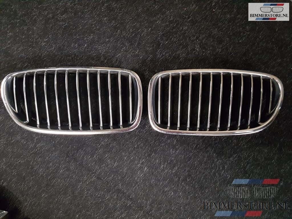 Grille set chroom BMW 5 F10 F11, Gebruikt, -, -, Ophalen of Verzenden