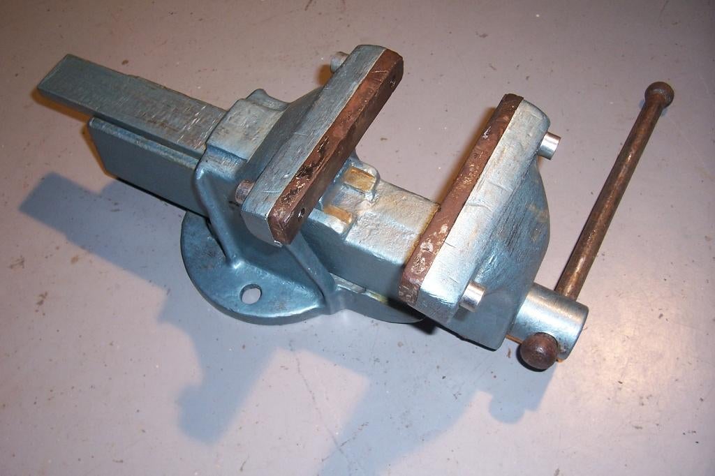 Bankschroef, Ophalen of Verzenden, Gebruikt, Minder dan 70 cm, Bankschroef
