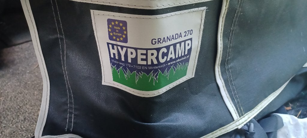 PVC Seizoensvoortent Hypercamp Granada 270 met luifel, Ophalen, Zo goed als nieuw, PVC, Overige merken