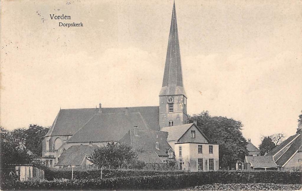 Vorden Dorpskerk Gelderland Gelderse Achterhoek, Ophalen of Verzenden, 1920 tot 1940, Gelopen, Gelderland