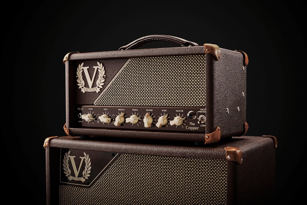 VICTORY VC35 The Copper DELUXE (AMPLIFIER HEAD) w/ 2x12 CAB, Ophalen, Zo goed als nieuw, Gitaar, 100 watt of meer