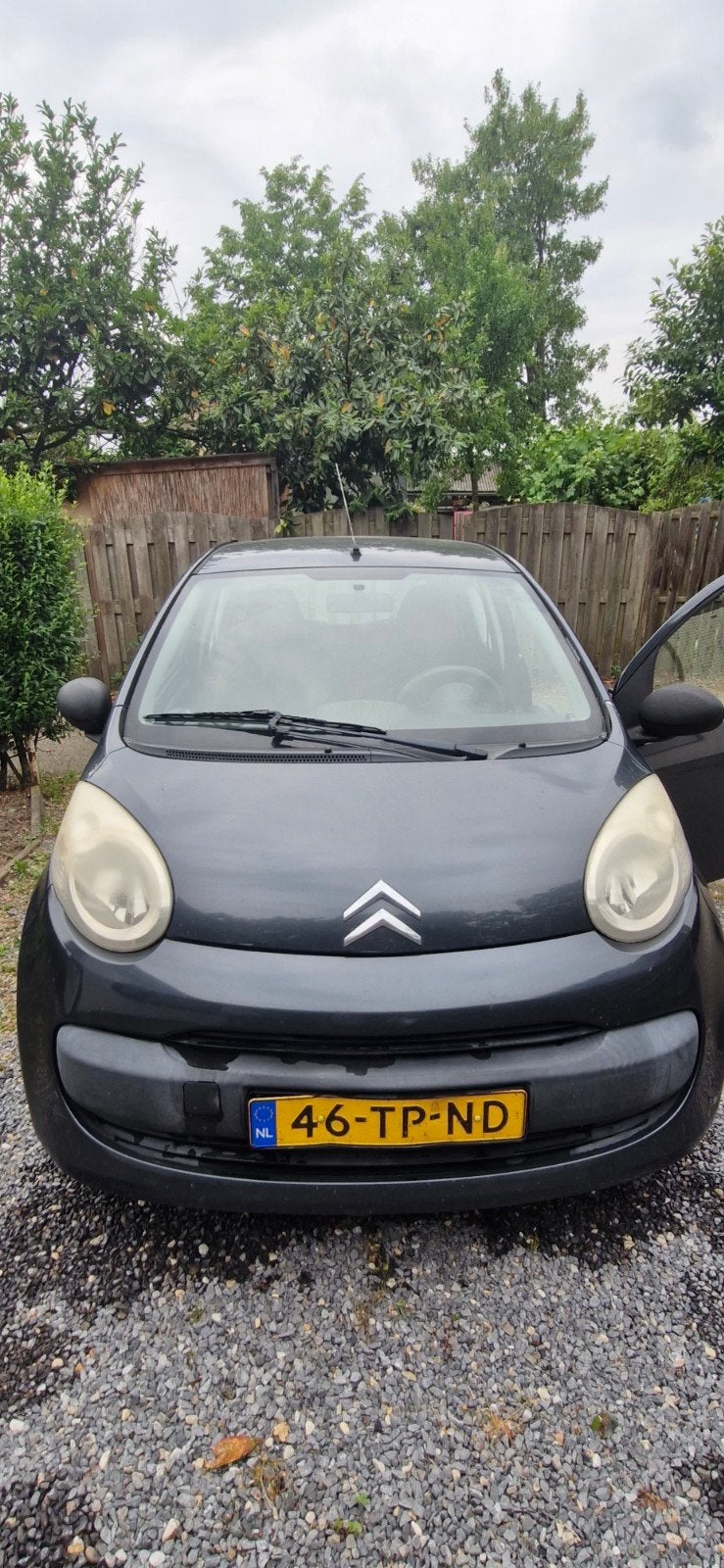 Citroën C1 1.0 3-DRS 2006 Grijs, Auto's, Voorwielaandrijving, Stof, 765 kg, 4 stoelen