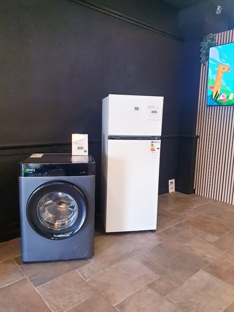 koelvries combinatie SB 143cm Nieuw, 200 liter of meer, Met aparte vriezer, Nieuw, 160 cm of meer