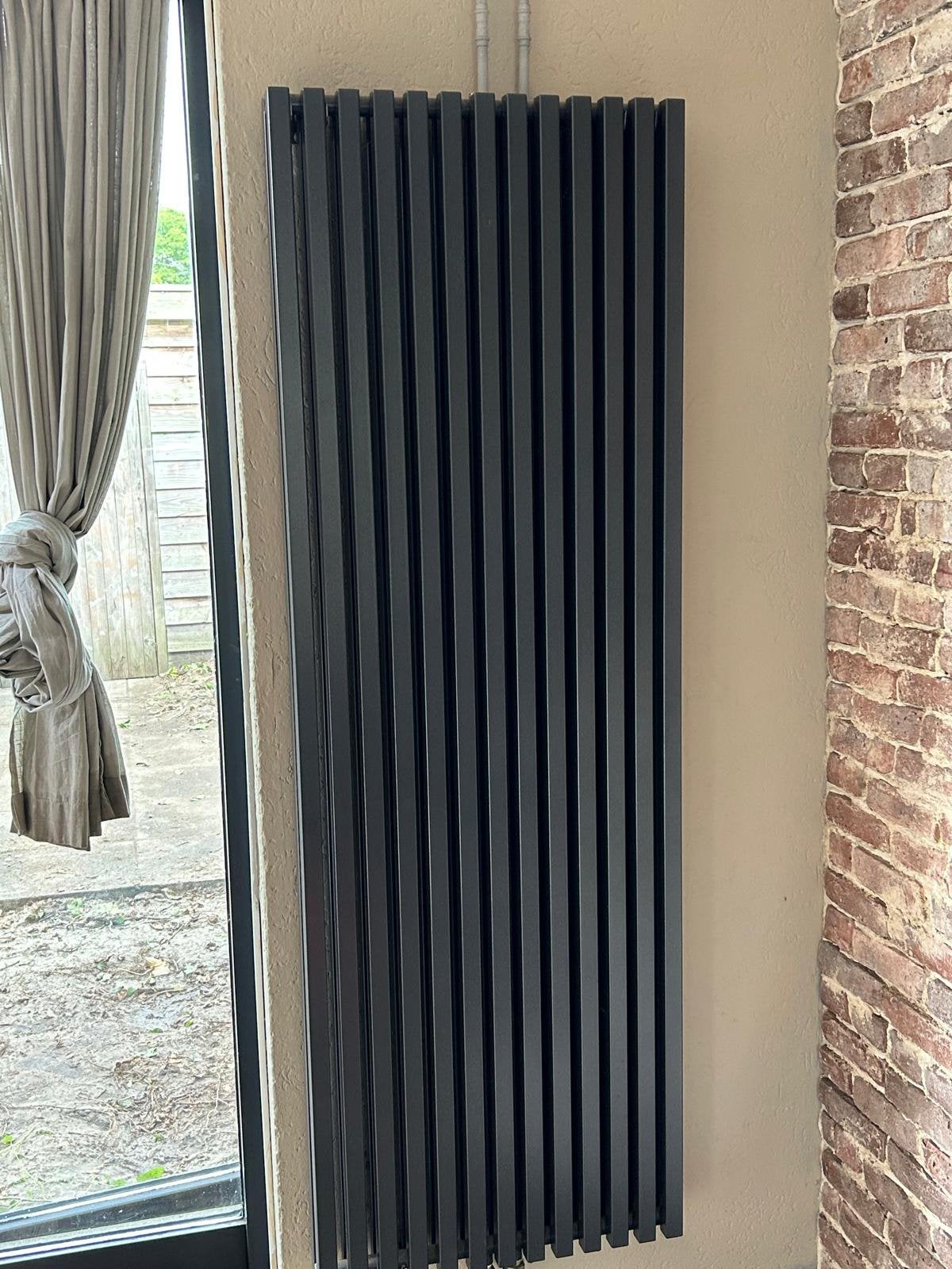 3 Design kachels antraciet grijs, Ophalen of Verzenden, 60 tot 150 cm, Radiator, 30 tot 80 cm