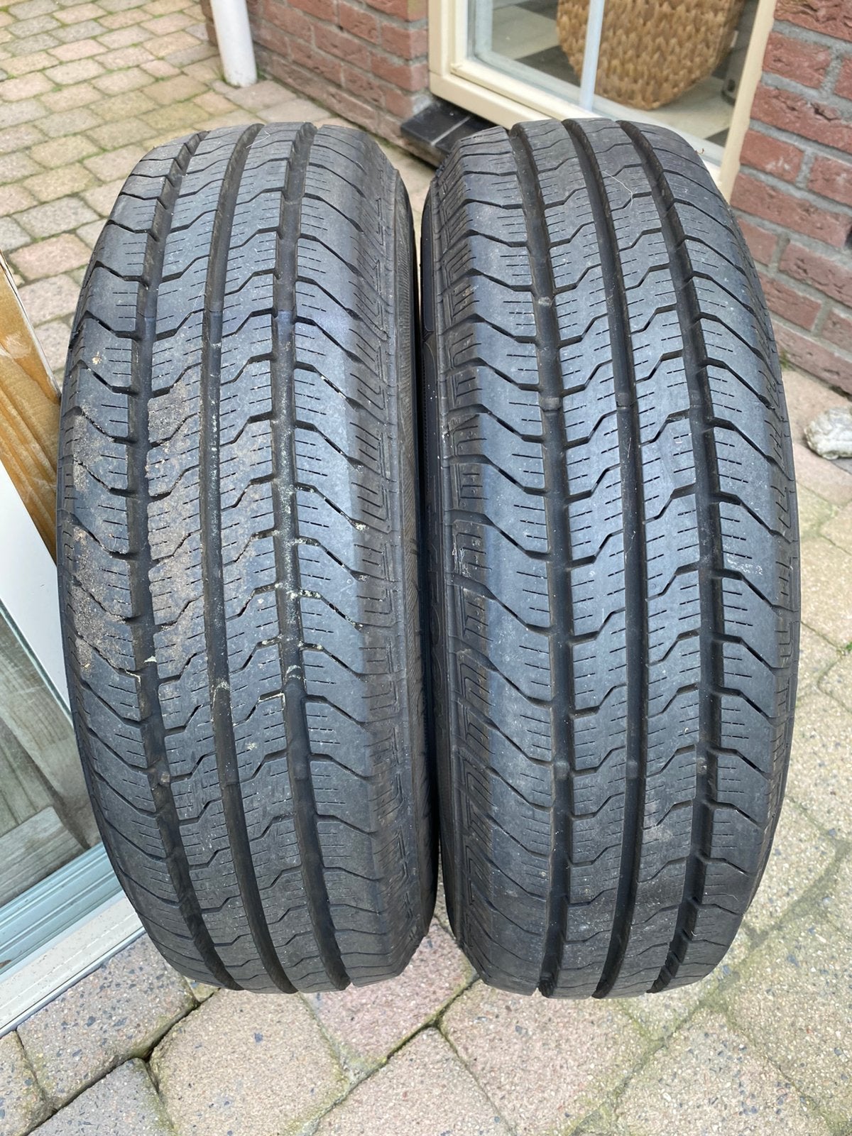 Aanhangwagen/Trailer banden 185R14C, Auto diversen, Aanhangwagen-onderdelen, Ophalen, Gebruikt