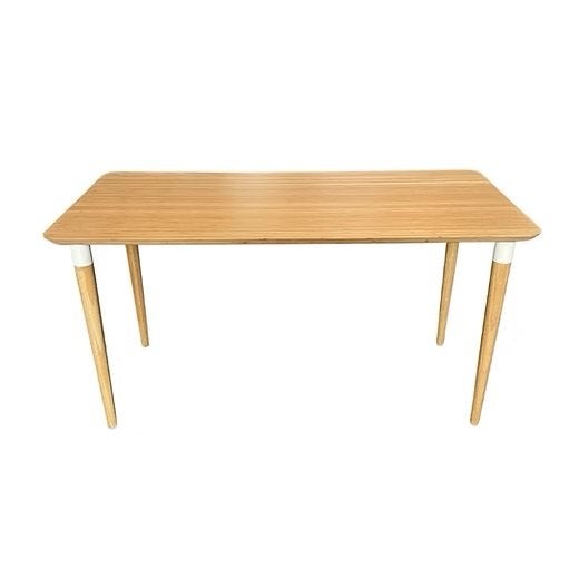 Ikea Bamboo Bureau Anfallare Hilver 140x65 cm, Huis en Inrichting, Bureaus, Ophalen, Gebruikt, Scandinavisch, Hout