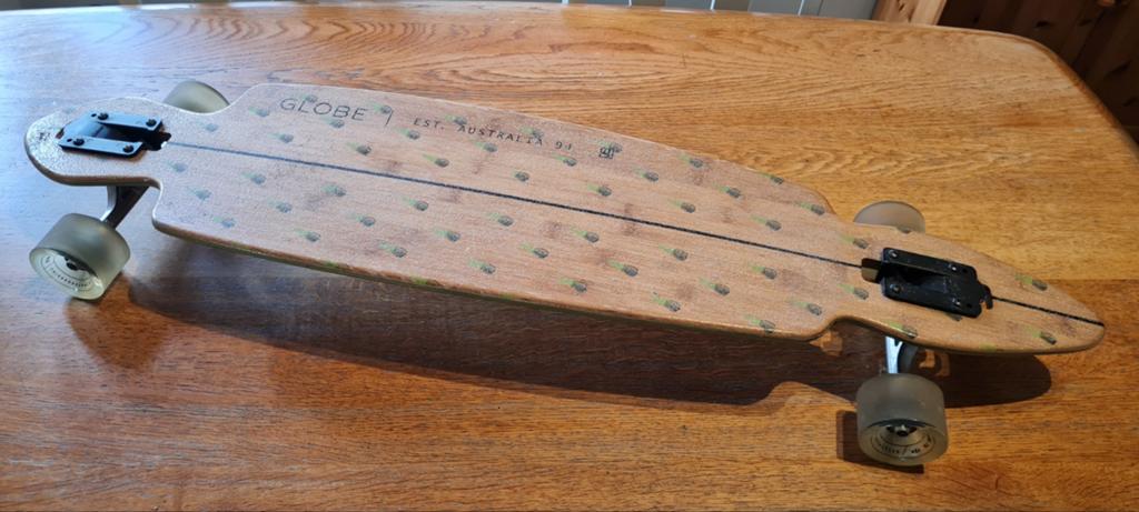 Long board, Ophalen of Verzenden, Zo goed als nieuw, Wandkapstok, Minder dan 100 cm