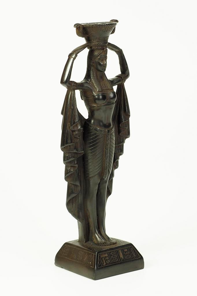 Egyptisch standbeeld, Verzamelen, Beelden en Beeldjes, Zo goed als nieuw, Dier, Ophalen of Verzenden